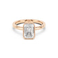 Eloise Antique Cut Cushion Bezel Solitaire