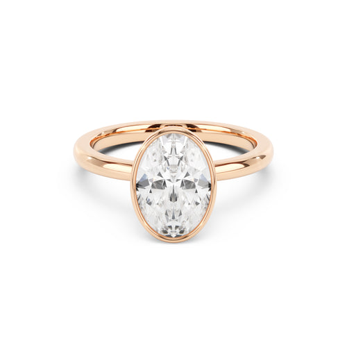 Eloise Antique Cut Cushion Bezel Solitaire