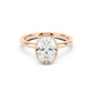 Eloise Antique Cut Cushion Bezel Solitaire