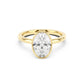 Eloise Antique Cut Cushion Bezel Solitaire